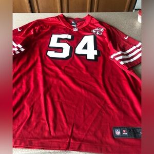 SF Red Sports Jersey Warner 54